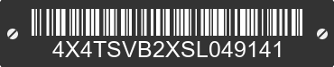 2025 FOREST RIVER Surveyor 4X4TSVB2XSL049141 VIN decoded