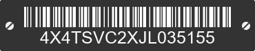 2018 FOREST RIVER Surveyor 4X4TSVC2XJL035155 VIN decoded
