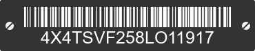 2008 FOREST RIVER Surveyor 4X4TSVF258LO11917 VIN decoded