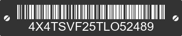 2026 FOREST RIVER Surveyor 4X4TSVF25TLO52489 VIN decoded