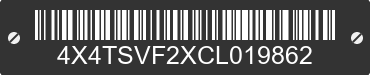 2012 FOREST RIVER Surveyor 4X4TSVF2XCL019862 VIN decoded