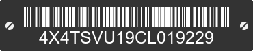 2012 FOREST RIVER Surveyor 4X4TSVU19CL019229 VIN decoded
