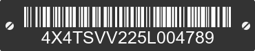 2005 FOREST RIVER Surveyor 4X4TSVV225L004789 VIN decoded