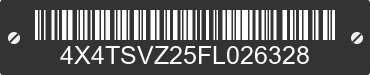 2015 FOREST RIVER Surveyor 4X4TSVZ25FL026328 VIN decoded