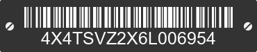 2006 FOREST RIVER Surveyor 4X4TSVZ2X6L006954 VIN decoded