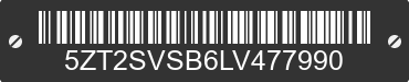 2020 FOREST RIVER Surveyor 5ZT2SVSB6LV477990 VIN decoded