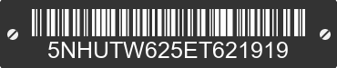 2014 FOREST RIVER Tailwind 5NHUTW625ET621919 VIN decoded