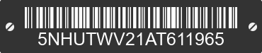 2010 FOREST RIVER Tailwind 5NHUTWV21AT611965 VIN decoded
