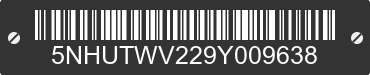 2009 FOREST RIVER Tailwind 5NHUTWV229Y009638 VIN decoded