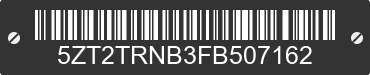 2015 FOREST RIVER Tracer 5ZT2TRNB3FB507162 VIN decoded
