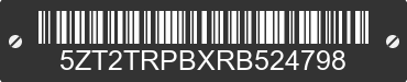 2024 FOREST RIVER Tracer 5ZT2TRPBXRB524798 VIN decoded