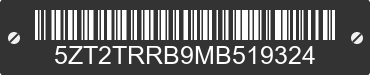 2021 FOREST RIVER Tracer 5ZT2TRRB9MB519324 VIN decoded