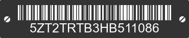 2017 FOREST RIVER Tracer 5ZT2TRTB3HB511086 VIN decoded