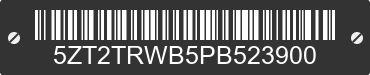 2023 FOREST RIVER Tracer 5ZT2TRWB5PB523900 VIN decoded