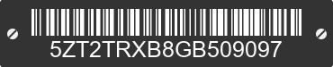 2016 FOREST RIVER Tracer 5ZT2TRXB8GB509097 VIN decoded