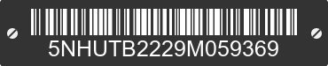 2009 FOREST RIVER Trail Blazer 5NHUTB2229M059369 VIN decoded
