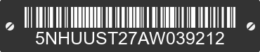 2010 FOREST RIVER US Cargo 5NHUUST27AW039212 VIN decoded