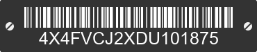 2013 FOREST RIVER V-Cross 4X4FVCJ2XDU101875 VIN decoded