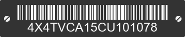 2012 FOREST RIVER V-Cross 4X4TVCA15CU101078 VIN decoded