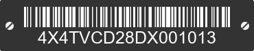 2013 FOREST RIVER V-Cross 4X4TVCD28DX001013 VIN decoded