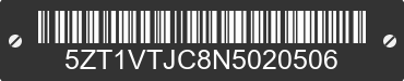 2022 FOREST RIVER V-TREC 5ZT1VTJC8N5020506 VIN decoded