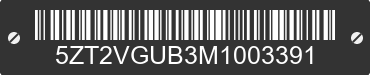 2021 FOREST RIVER Vengeance 5ZT2VGUB3M1003391 VIN decoded