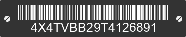 2026 FOREST RIVER Vibe 4X4TVBB29T4126891 VIN decoded