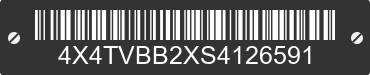2025 FOREST RIVER Vibe 4X4TVBB2XS4126591 VIN decoded