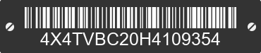 2017 FOREST RIVER Vibe 4X4TVBC20H4109354 VIN decoded