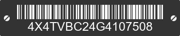 2016 FOREST RIVER Vibe 4X4TVBC24G4107508 VIN decoded