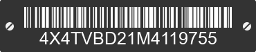 2021 FOREST RIVER Vibe 4X4TVBD21M4119755 VIN decoded