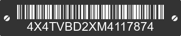 2021 FOREST RIVER Vibe 4X4TVBD2XM4117874 VIN decoded