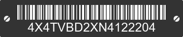 2022 FOREST RIVER Vibe 4X4TVBD2XN4122204 VIN decoded