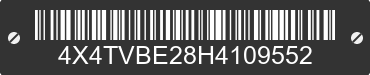 2017 FOREST RIVER Vibe 4X4TVBE28H4109552 VIN decoded