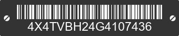 2016 FOREST RIVER Vibe 4X4TVBH24G4107436 VIN decoded