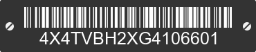 2016 FOREST RIVER Vibe 4X4TVBH2XG4106601 VIN decoded