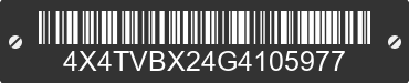 2016 FOREST RIVER Vibe 4X4TVBX24G4105977 VIN decoded