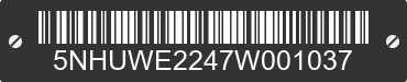 2007 FOREST RIVER We Haul 5NHUWE2247W001037 VIN decoded