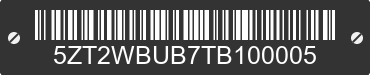 2026 FOREST RIVER WESTBROOK 5ZT2WBUB7TB100005 VIN decoded