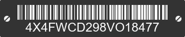 2008 FOREST RIVER Wildcat 4X4FWCD298VO18477 VIN decoded