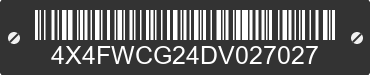 2013 FOREST RIVER Wildcat 4X4FWCG24DV027027 VIN decoded