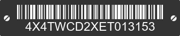 2014 FOREST RIVER Wildcat 4X4TWCD2XET013153 VIN decoded