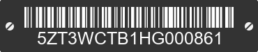 2017 FOREST RIVER Wildcat 5ZT3WCTB1HG000861 VIN decoded