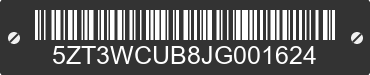 2018 FOREST RIVER Wildcat 5ZT3WCUB8JG001624 VIN decoded