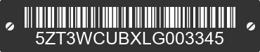 2020 FOREST RIVER Wildcat 5ZT3WCUBXLG003345 VIN decoded
