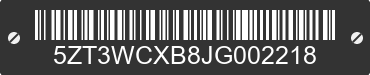 2018 FOREST RIVER Wildcat 5ZT3WCXB8JG002218 VIN decoded