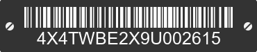 2009 FOREST RIVER Wildwood Laminated Towables 4X4TWBE2X9U002615 VIN decoded
