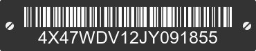 2018 FOREST RIVER Wildwood Towables 4X47WDV12JY091855 VIN decoded