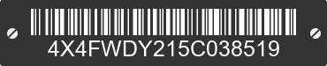 2005 FOREST RIVER Wildwood Towables 4X4FWDY215C038519 VIN decoded