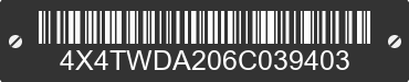 2006 FOREST RIVER Wildwood Towables 4X4TWDA206C039403 VIN decoded